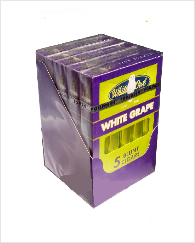 White Owl White Grape Blunt Cigars Pak 5/5's