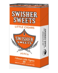 Swisher Sweets Peach Little Cigar Carton 10/20's
