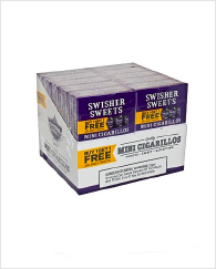 Swisher Sweets Mini Grape Cigarillo B1G1F (120 cigars)