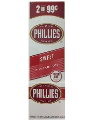 Phillie Cigarillos Sweet 15/2's