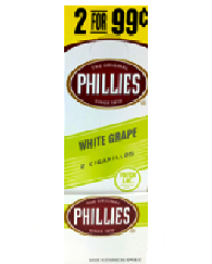 Phillie Cigarillos White Grape 15/2's