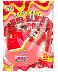 Big Slice Pops Cherry 48ct