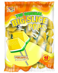 Big Slice Pops Pineapple 48ct
