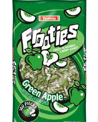 Green Apple Tootsie Frooties 360ct