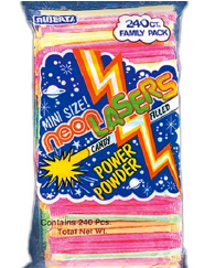 Neon Laser Straws 240ct