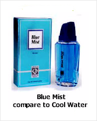 Cool Water / EAD Blue Mist Mens Cologne 2.75oz Spray Bottle