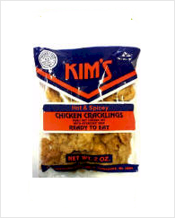 Kim's Hot & Spicy Chicken Cracklin 2oz / 12ct