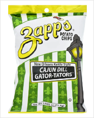 Zapp's Voodoo Cajun Dill Potato Chips 6-2.625oz bags