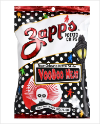 Zapp's Voodoo Heat Potato Chips 6-2.625oz bags