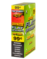 Good Times Sour Apple Flat Wrap 25/2-50ct