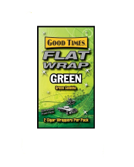 Good Times Green Flat Wrap 25/2-50ct