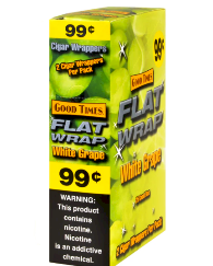 Good Times White Grape Flat Wrap 25/2-50ct