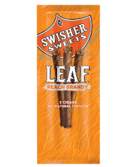 Swisher Sweets Leaf Peach Brandy Cigars 30ct