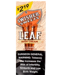 Swisher Sweets Leaf Irish Cream Cigars 30ct