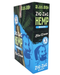 Zig Zag Blue Dream Hemp Wrap 25-2ct Box
