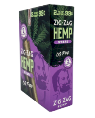 Zig Zag OG Purple Hemp Wrap 25-2ct Box