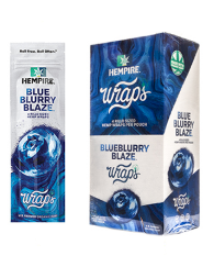 Hempire Blue Blurry Blaze Hemp Wrap