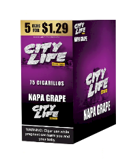GT City Life Napa Grape Cigarillos 15/5 (75 cigars)