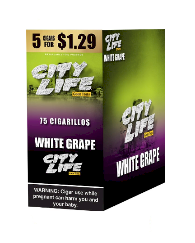 GT City Life White Grape Cigarillos 15/5 (75 cigars)