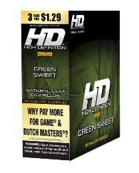 Good Times #HD Green SweetCigarillos 15/3 (45 cigars)