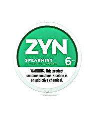 Zyn SPEARMINT Pouches 5 Cans