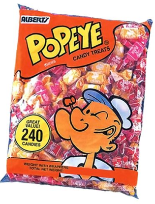 Popeye Fruit Chews 240ct