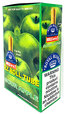 Royal Blunts Sour Apple EZ Roll Tube 25ct