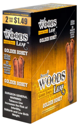 Good Times Sweet Woods Leaf Golden Honey Cigarillos