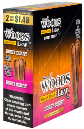 Good Times Sweet Woods Leaf Honey Berry Cigarillos