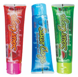 Kidsmania Sour Ooze Tube Display 12ct