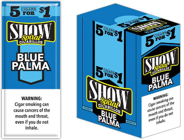 Show Blue Palma Cigarillos 75 cigars