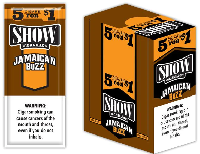 Show Jamaican Buzz Cigarillos 75 cigars