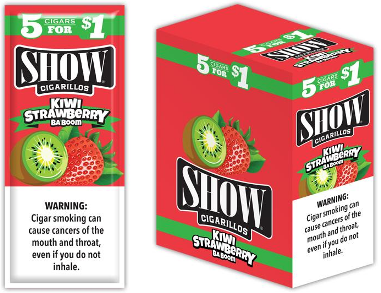 Show Kiwi Strawberry Cigarillos 75 cigars