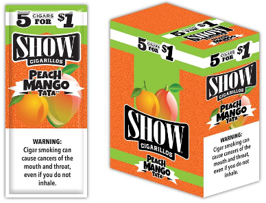 Show Peach Mango Cigarillos 75 cigars
