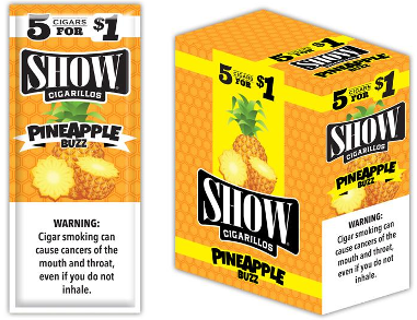 Show Pineapple Buzz Cigarillos 75 cigars
