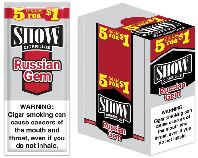 Show Russian Gem Cigarillos 75 cigars