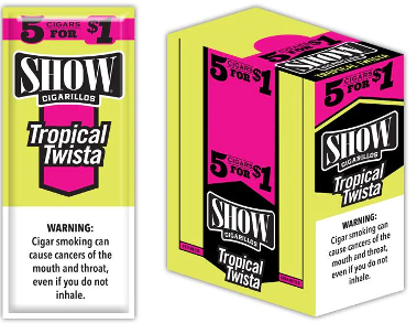 Show Tropical Twista Cigarillos 75 cigars