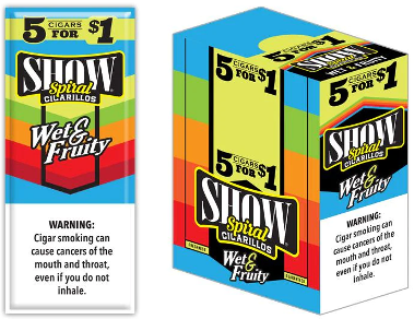 Show Wet & Fruity Cigarillos 75 cigars
