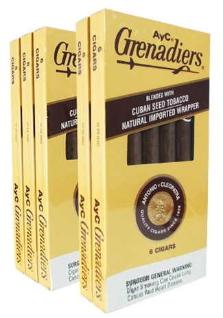 Antonio y Cleopatra AyC Grenadier Dark pack 10/6's - 60 cigars