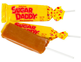 Sugar Daddy Caramel Candy 24ct