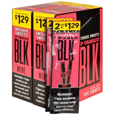 Swisher Sweets BLK Wine Cigarillos 60ct