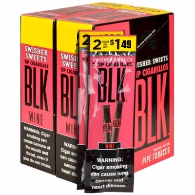 Swisher Sweets BLK Wine Cigarillos 60ct