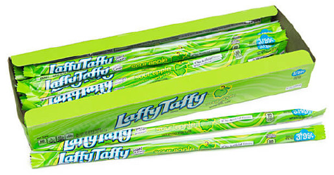 Laffy Taffy Sour Apple Rope Candy Taffy 24ct