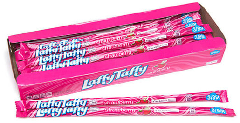 Laffy Taffy Cherry Rope Candy Taffy 24ct