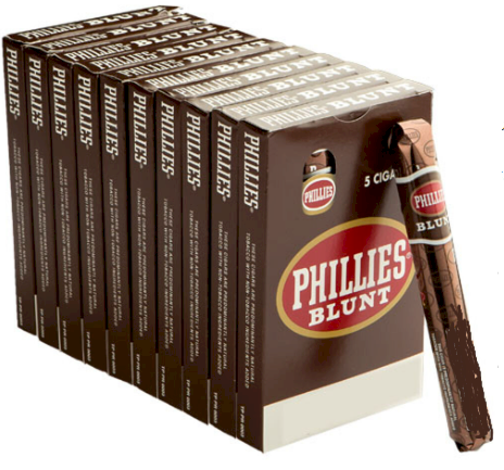 Phillie Blunt Chocolate Cigars pack 10/5's