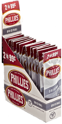 Phillie Original Un sweet Pouch Cigarillo Cigars 15/2's - 60 cigars
