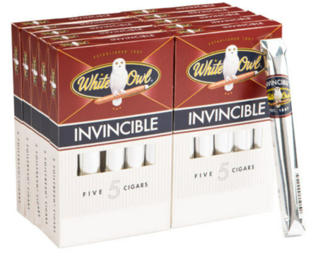 White Owl Invincible Cigars Pack 10/5's