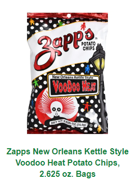 Zapp's Voodoo Heat Potato Chips 2.65oz