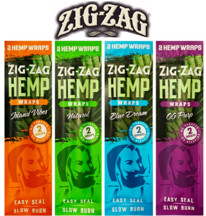 Zig Zag Natural Hemp Cigar Wraps 25-2ct