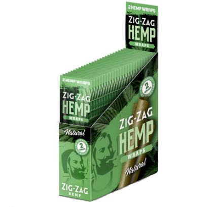 Zig Zag Natural Hemp Cigar Wraps 15/4's - 50 wraps